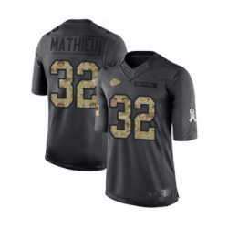 Youth Kansas City Chiefs 32 Tyrann Mathieu Limited Black 2016 Salute to Service Football Jersey Youth Kansas City Chiefs 32 Tyrann Mathieu Limited Black 2016 Salute to Service Football Jersey