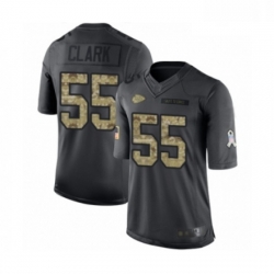 Youth Kansas City Chiefs 55 Frank Clark Limited Black 2016 Salute to Service Football Jersey Youth Kansas City Chiefs 55 Frank Clark Limited Black 2016 Salute to Service Football Jersey