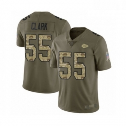 Youth Kansas City Chiefs 55 Frank Clark Limited Olive Camo 2017 Salute to Service Football Jersey Youth Kansas City Chiefs 55 Frank Clark Limited Olive Camo 2017 Salute to Service Football Jersey