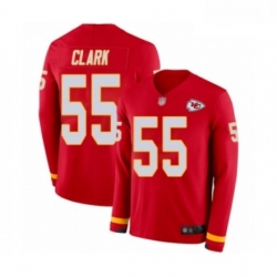 Youth Kansas City Chiefs 55 Frank Clark Limited Red Therma Long Sleeve Football Jersey Youth Kansas City Chiefs 55 Frank Clark Limited Red Therma Long Sleeve Football Jersey