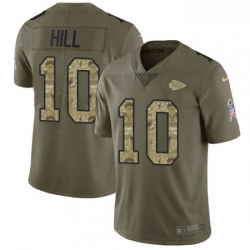 Youth Nike Kansas City Chiefs 10 Tyreek Hill Limited OliveCamo 2017 Salute to Service NFL Jersey Youth Nike Kansas City Chiefs 10 Tyreek Hill Limited OliveCamo 2017 Salute to Service NFL Jersey