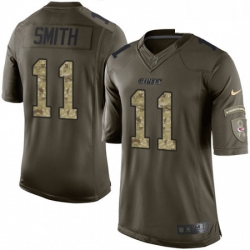 Youth Nike Kansas City Chiefs 11 Alex Smith Elite Green Salute to Service NFL Jersey Youth Nike Kansas City Chiefs 11 Alex Smith Elite Green Salute to Service NFL Jersey