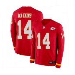 Youth Nike Kansas City Chiefs 14 Sammy Watkins Limited Red Therma Long Sleeve NFL Jersey Youth Nike Kansas City Chiefs 14 Sammy Watkins Limited Red Therma Long Sleeve NFL Jersey