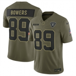 Men Las Vegas Raiders 89 Brock Bowers Olive 2025 Salute to Service Limited Stitched Football Jersey Men Las Vegas Raiders 89 Brock Bowers Olive 2025 Salute to Service Limited Stitched Football Jersey