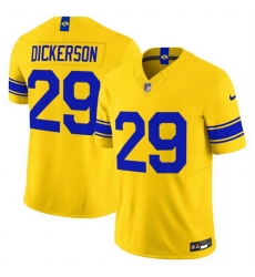 Men Los Angeles Rams 29 Eric Dickerson Gold Classic Sol 2026 F U S E Vapor Limited Stitched Football Jersey Men Los Angeles Rams 29 Eric Dickerson Gold Classic Sol 2026 F U S E Vapor Limited Stitched Football Jersey