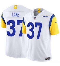 Men Los Angeles Rams 37 Quentin Lake White 2025 F U S E  Vapor Untouchable Stitched Football Jersey Men Los Angeles Rams 37 Quentin Lake White 2025 F U S E  Vapor Untouchable Stitched Football Jersey