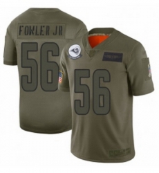 Men Los Angeles Rams 56 Dante Fowler Jr Limited Camo 2019 Salute to Service Football Jersey