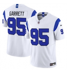 Men Los Angeles Rams 95 Myles Garrett White Fearsome 2026 F U S E Vapor Limited Stitched Football Jersey Men Los Angeles Rams 95 Myles Garrett White Fearsome 2026 F U S E Vapor Limited Stitched Football Jersey
