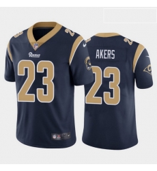 Men Nike Rams 23 Cam Akers Blue Vapor Limtited Jersey