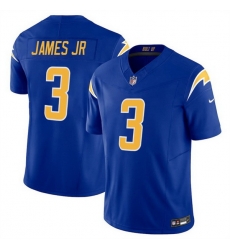 Men Los Angeles Chargers 3 Derwin James JR Royal 2025 F U S E Vapor Limited Stitched Football Jersey Men Los Angeles Chargers 3 Derwin James JR Royal 2025 F U S E Vapor Limited Stitched Football Jersey