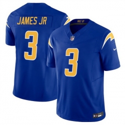 Men Los Angeles Chargers 3 Derwin James JR Royal 2025 F U S E Vapor Limited Stitched Football Jersey Men Los Angeles Chargers 3 Derwin James JR Royal 2025 F U S E Vapor Limited Stitched Football Jersey