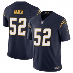Men Los Angeles Chargers 52 Khalil Mack Navy 2025 F U S E Vapor Limited Stitched Football Jersey Men Los Angeles Chargers 52 Khalil Mack Navy 2025 F U S E Vapor Limited Stitched Football Jersey