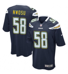 Men's Los Angeles Chargers Uchenna Nwosu Nike Navy 2018 NFL Draft Pick Elite Jersey