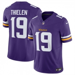 Men Minnesota Vikings 19 Adam Thielen Purple 2024 F U S E  Vapor Untouchable Limited Stitched Jersey Men Minnesota Vikings 19 Adam Thielen Purple 2024 F U S E  Vapor Untouchable Limited Stitched Jersey