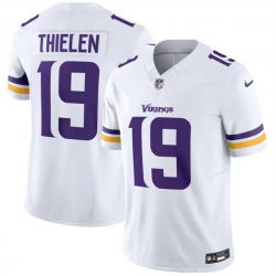 Men Minnesota Vikings 19 Adam Thielen White 2025 F U S E  Vapor Untouchable Limited Stitched Jersey Men Minnesota Vikings 19 Adam Thielen White 2025 F U S E  Vapor Untouchable Limited Stitched Jersey