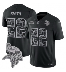 Men Minnesota Vikings 22 Harrison Smith Black F U S E 2026 Salute to Service Limited Stitched Football Jersey Men Minnesota Vikings 22 Harrison Smith Black F U S E 2026 Salute to Service Limited Stitched Football Jersey