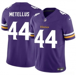 Men Minnesota Vikings 44 Josh Metellus Purple 2025 F U S E  Vapor Untouchable Limited Stitched Jersey Men Minnesota Vikings 44 Josh Metellus Purple 2025 F U S E  Vapor Untouchable Limited Stitched Jersey