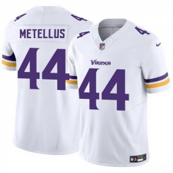 Men Minnesota Vikings 44 Josh Metellus White 2025 F U S E  Vapor Untouchable Limited Stitched Jersey Men Minnesota Vikings 44 Josh Metellus White 2025 F U S E  Vapor Untouchable Limited Stitched Jersey