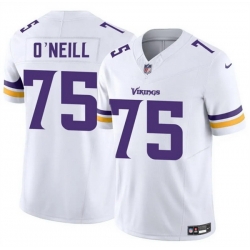 Men Minnesota Vikings 75 Brian O u2019Neill White 2025 F U S E  Vapor Untouchable Limited Stitched Jersey Men Minnesota Vikings 75 Brian O u2019Neill White 2025 F U S E  Vapor Untouchable Limited Stitched Jersey