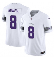 Men Minnesota Vikings 8 Sam Howell White 2025 F U S E  Winter Warrior Limited Stitched Jersey Men Minnesota Vikings 8 Sam Howell White 2025 F U S E  Winter Warrior Limited Stitched Jersey
