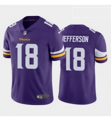 men justin jefferson minnesota vikings purple vapor limited jersey 