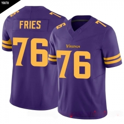 Youth  Minnesota Vikings 76 Will Fries White Limited Classic Vapor F U S E  Jersey II Youth  Minnesota Vikings 76 Will Fries White Limited Classic Vapor F U S E  Jersey II