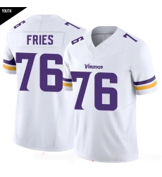 Youth  Minnesota Vikings 76 Will Fries White Limited Classic Vapor F U S E  Jersey Youth  Minnesota Vikings 76 Will Fries White Limited Classic Vapor F U S E  Jersey