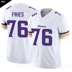 Youth  Minnesota Vikings 76 Will Fries White Limited Classic Vapor F U S E  Jersey Youth  Minnesota Vikings 76 Will Fries White Limited Classic Vapor F U S E  Jersey