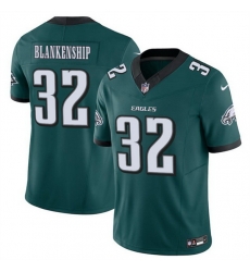 Men Philadelphia Eagles 32 Reed Blankenship Green 2025 F U S E  Vapor Untouchable Limited Throwback Stitched Football Jersey Men Philadelphia Eagles 32 Reed Blankenship Green 2025 F U S E  Vapor Untouchable Limited Throwback Stitched Football Jersey