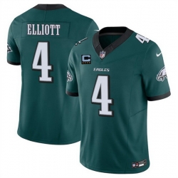 Men Philadelphia Eagles 4 Jake Elliott Green 2025 F U S E  With 4 Star C Patch Vapor Untouchable Limited Stitched Football Jersey Men Philadelphia Eagles 4 Jake Elliott Green 2025 F U S E  With 4 Star C Patch Vapor Untouchable Limited Stitched Football Jersey