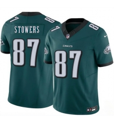 Men Philadelphia Eagles 87 Eli Stowers Green 2026 Draft F U S E Vapor Untouchable Limited Stitched Football Jersey Men Philadelphia Eagles 87 Eli Stowers Green 2026 Draft F U S E Vapor Untouchable Limited Stitched Football Jersey