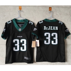 Women Philadelphia Eagles 33 Cooper DeJean Black New F U S E  Vapor Untouchable Limited Stitched Football Jersey  Women Philadelphia Eagles 33 Cooper DeJean Black New F U S E  Vapor Untouchable Limited Stitched Football Jersey