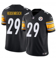 Men Pittsburgh Steelers 29 Eli Heidenreich Black 2026 Draft F U S E Vapor Limited Stitched Football Jersey Men Pittsburgh Steelers 29 Eli Heidenreich Black 2026 Draft F U S E Vapor Limited Stitched Football Jersey