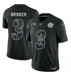 Men Pittsburgh Steelers 3 Jaquan Brisker Black F U S E 2026 Salute to Service Limited Stitched Football Jersey Men Pittsburgh Steelers 3 Jaquan Brisker Black F U S E 2026 Salute to Service Limited Stitched Football Jersey