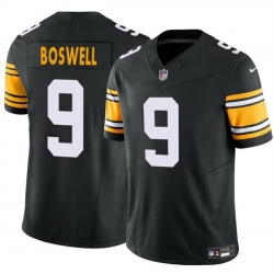 Men Pittsburgh Steelers 9 Chris Boswell Black 2024 F U S E  Alternate Vapor Untouchable Limited Stitched Jersey