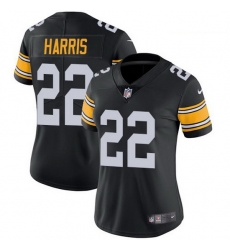 Women Nike Pittsburgh Steelers 22 Najee Harris Black Alternate Women Stitched NFL Vapor Untouchable Limited Jersey