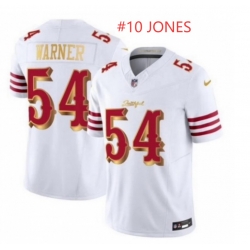 Men San Francisco 49ers 10 Mac Jones White 2025 F U S E Rivalries Vapor Limited Stitched Football Jersey Men San Francisco 49ers 10 Mac Jones White 2025 F U S E Rivalries Vapor Limited Stitched Football Jersey