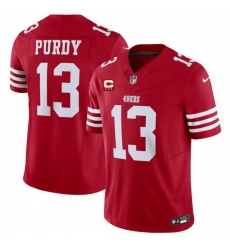 Men San Francisco 49ers 13 Brock Purdy Red 2025 F U S E  With 3 Star C Patch Vapor Untouchable Limited Stitched Football Jersey Men San Francisco 49ers 13 Brock Purdy Red 2025 F U S E  With 3 Star C Patch Vapor Untouchable Limited Stitched Football Jersey