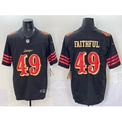 Men San Francisco 49ers 49 Faithful Black 2025 F U S E   u201CRivalries u201D Vapor Limited Stitched Football Jersey Men San Francisco 49ers 49 Faithful Black 2025 F U S E   u201CRivalries u201D Vapor Limited Stitched Football Jersey