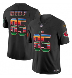Men San Francisco 49ers 85 George kittle Black Mexico 2026 F U S E Vapor Untouchable Limited Stitched Football Jersey Men San Francisco 49ers 85 George kittle Black Mexico 2026 F U S E Vapor Untouchable Limited Stitched Football Jersey