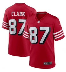 Men San Francisco 49ers Dewight Clark #87 New Red 2025 F U S E Vapor Untouchable Limited Stitched Football Jersey