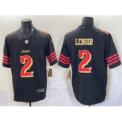 Women San Francisco 49ers 2 Deommodore Lenoir Black 2025 F U S E Rivalries Vapor Limited Stitched Football Jersey Women San Francisco 49ers 2 Deommodore Lenoir Black 2025 F U S E Rivalries Vapor Limited Stitched Football Jersey