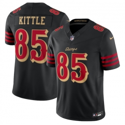Youth San Francisco 49ers 85 George kittle Black 2025 F U S E Rivalries Vapor Limited Stitched Football Jersey Youth San Francisco 49ers 85 George kittle Black 2025 F U S E Rivalries Vapor Limited Stitched Football Jersey