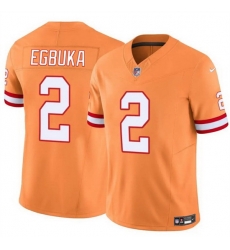 Men Tampa Bay Buccaneers 2 Emeka Egbuka Orange 2025 Draft F U S E  Throwback Limited Stitched Jersey Men Tampa Bay Buccaneers 2 Emeka Egbuka Orange 2025 Draft F U S E  Throwback Limited Stitched Jersey