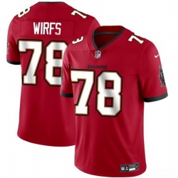 Men Tampa Bay Buccaneers 78 Tristan Wirfs Red 2025 Vapor Limited Stitched Jersey Men Tampa Bay Buccaneers 78 Tristan Wirfs Red 2025 Vapor Limited Stitched Jersey
