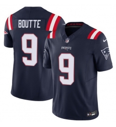 Men New England Patriots 9 Kayshon Boutte Navy 2025 F U S E Vapor Limited Stitched Football Jersey Men New England Patriots 9 Kayshon Boutte Navy 2025 F U S E Vapor Limited Stitched Football Jersey