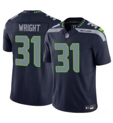 Men Seattle Seahawks 31 Jacardia Wright Navy 2025 F U S E  Vapor Untouchable Limited Stitched Football Jersey Men Seattle Seahawks 31 Jacardia Wright Navy 2025 F U S E  Vapor Untouchable Limited Stitched Football Jersey
