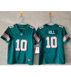 Women Miami Dolphins 10 Tyreek Hill Aqua Alternate F U S E Vapor Untouchable Stitched Jersey  Women Miami Dolphins 10 Tyreek Hill Aqua Alternate F U S E Vapor Untouchable Stitched Jersey