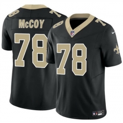 Men New Orleans Saints 78 Erik McCoy Black 2025 F U S E Vapor Limited Stitched Football Jersey Men New Orleans Saints 78 Erik McCoy Black 2025 F U S E Vapor Limited Stitched Football Jersey