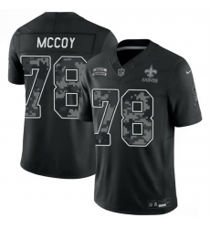 Men New Orleans Saints 78 Erik McCoy Black F U S E 2026 Salute to Service Limited Stitched Football Jersey Men New Orleans Saints 78 Erik McCoy Black F U S E 2026 Salute to Service Limited Stitched Football Jersey